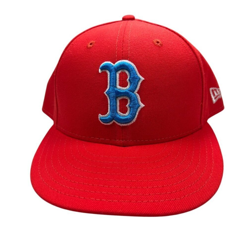 New Era Boston 59Fifty Fitted Hat Cap 7 5/8 Streetwear